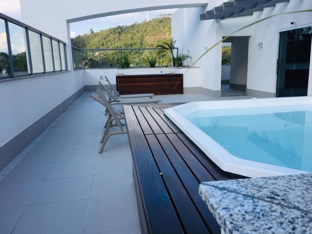 Apt quarto e sala com varanda e lazer completo, no Alto - Teresópolis/RJ — Foto 14