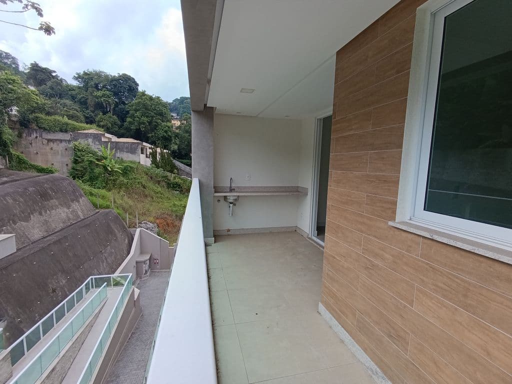 Apt 3 qtos sendo 2 suítes, varanda gourmet, 2 vagas e Área de Lazer em Agriões — Foto 5